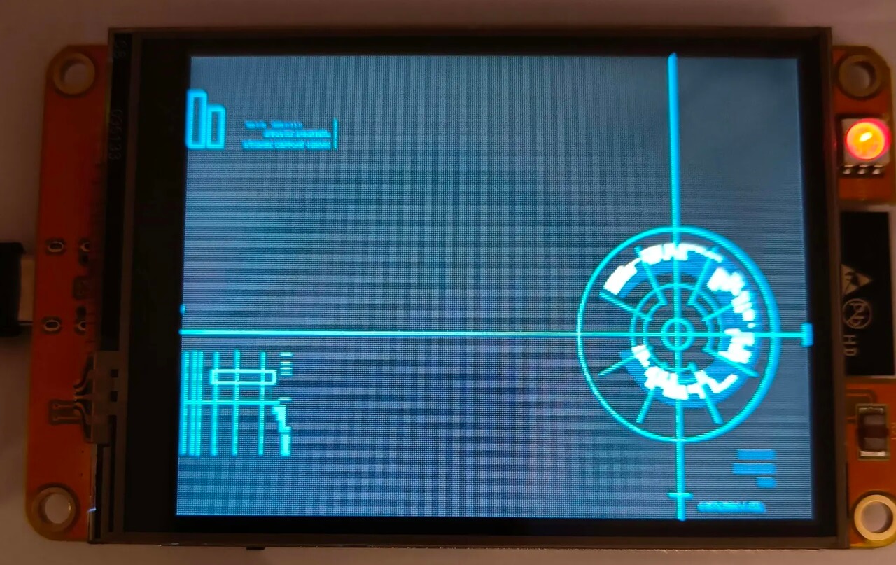 3.2 inch touch display kit for cosplay props